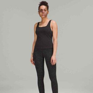 Lululemon Women's InStill Tank Top Black Built in Bra Size 16 Athleticwear Top